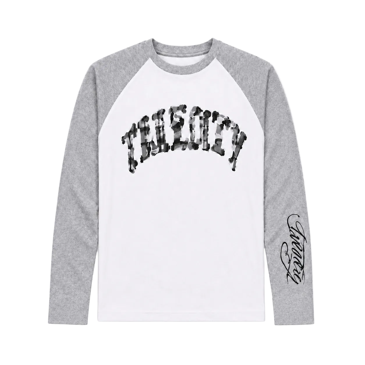Twenty Grey/White Longsleeve